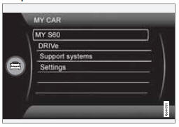  Volvo V60 - Informations et réglages complémentaires