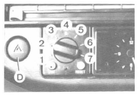 Volvo 440 - 460 - 480 RTA. Sélecteur du centre d'informations