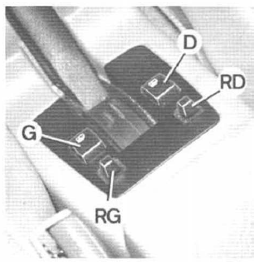 Volvo 440 - 460 - 480 RTA. Commandes électrique des vitres avant