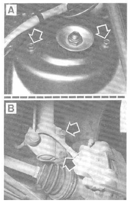 Volvo 440 - 460 - 480 RTA. Dépose d'un élément de suspension