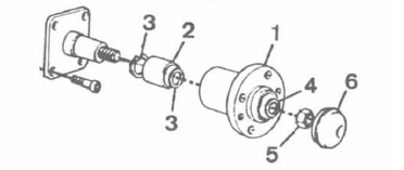 Volvo 440 - 460 - 480 RTA. Moyeu