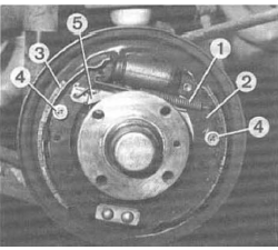 Volvo 440 - 460 - 480 RTA. Frein arrière à tambour