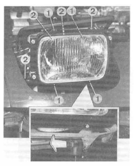 1. Dépose du projecteur