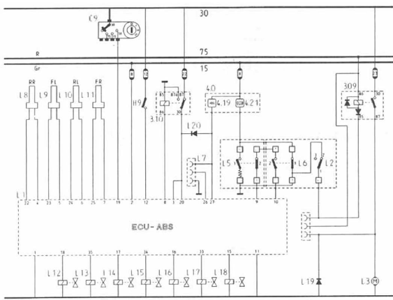 Volvo 440 - 460 - 480 RTA. Tous types système abs