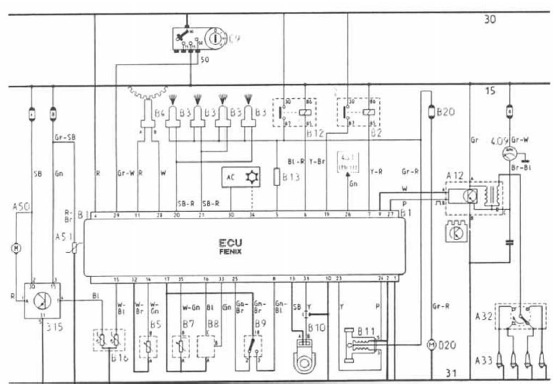 Volvo 440 - 460 - 480 RTA. Moteur e