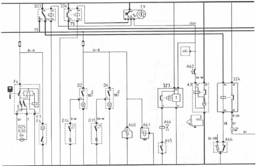 Volvo 440 - 460 - 480 RTA. Volvo 440 et 460 combiné avec ordinateur de bord depuis 1990