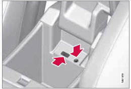 Points de connexion de sources sonores externes.