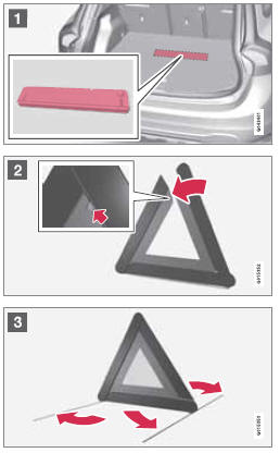  Volvo V60 - Triangle de présignalisation