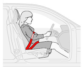 La ceinture sous-abdominale doitêtre place relativement bas