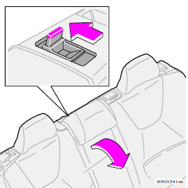 Dossier du siège central (xc70), banquette arrière à 3 places