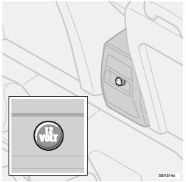 Prise électrique pour le siège arrière