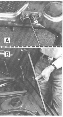 Béquille de maintien de capot moteur ouvert