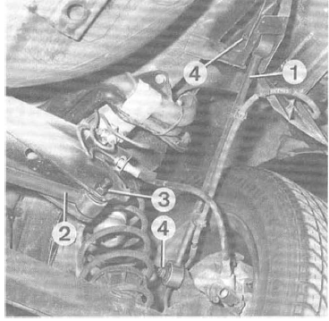 Dépose de l'essieu arrière