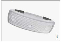 éclairage de plafonnier arrière.