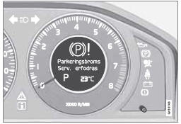 Frein stati. Non entièr. Desserré - un problème