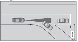 Si le véhicule cible qui précède change brusquement