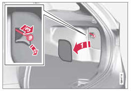 La trappe du réservoir de carburant peut être