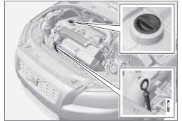 Jauge et tuyau de remplissage