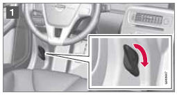 La poignée d'ouverture du capot est toujours du