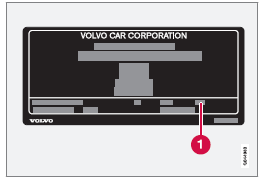  Volvo V60 - Code de couleur