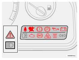 Témoin d'avertissement au