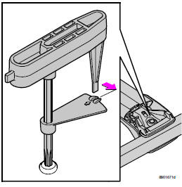 Assurez-vous que la barre est correctement