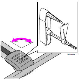 Utiliser l'extrémité de la clé dynamométrique