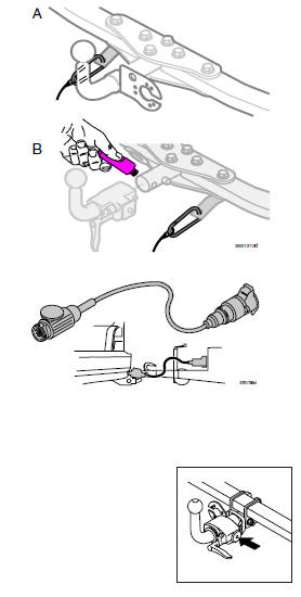 Crochet d'attelage fixe (a)